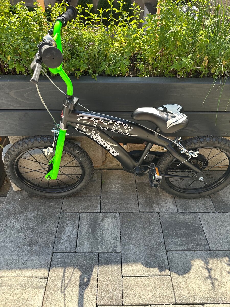 Detský bicykel Dino Bikes 16” – úplne nový, zelený