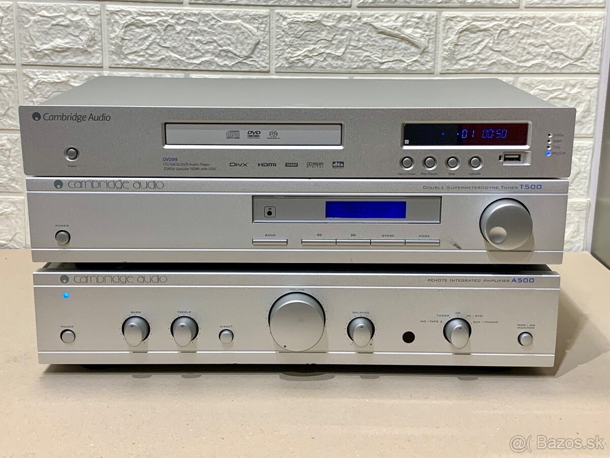 Cambridge Audio A500 + T500 + DVD99