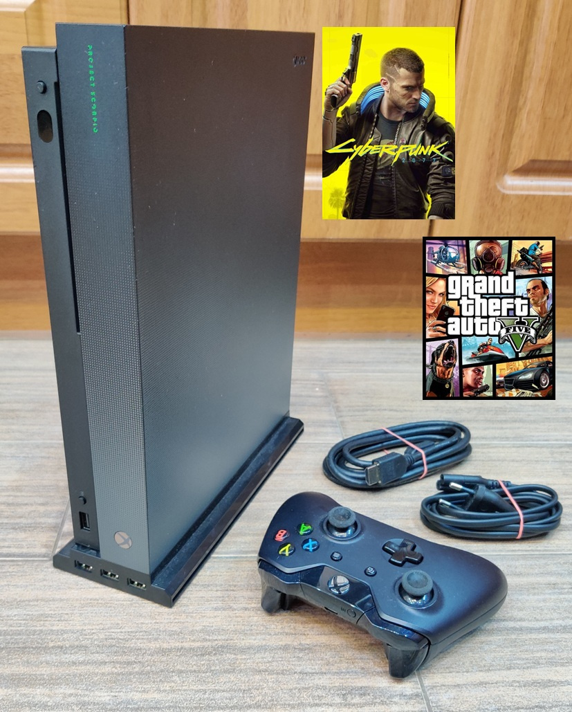 Xbox One X 1TB - Project Scorpio Edition + GTA V alebo Cyber