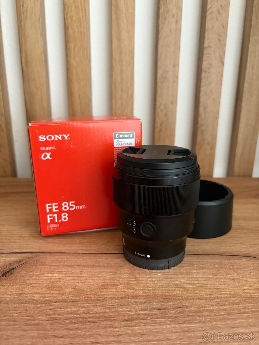 Objektív Sony FE 85mm 1.8
