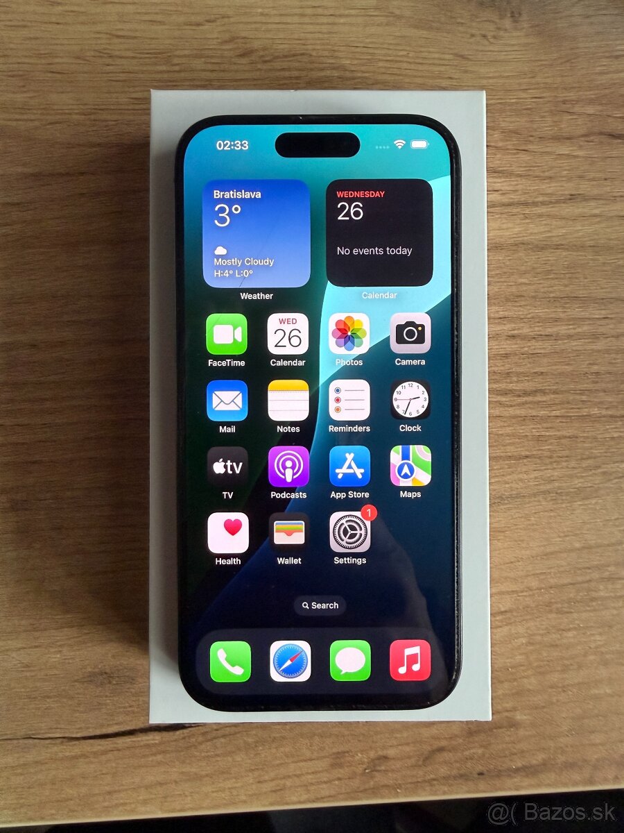 Apple iPhone 15 Pro 128GB Black Titanium