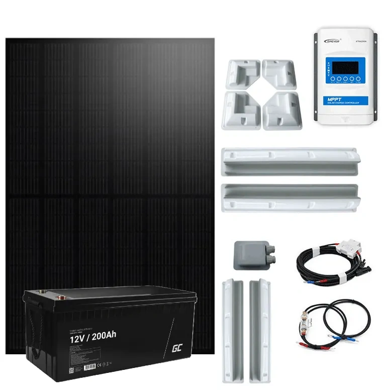 Kúpim baterku, solárny set na karavan