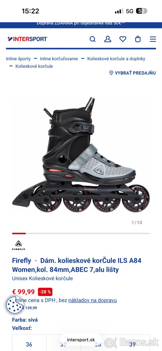Firefly ILSA84 (ABEC 7) dámske