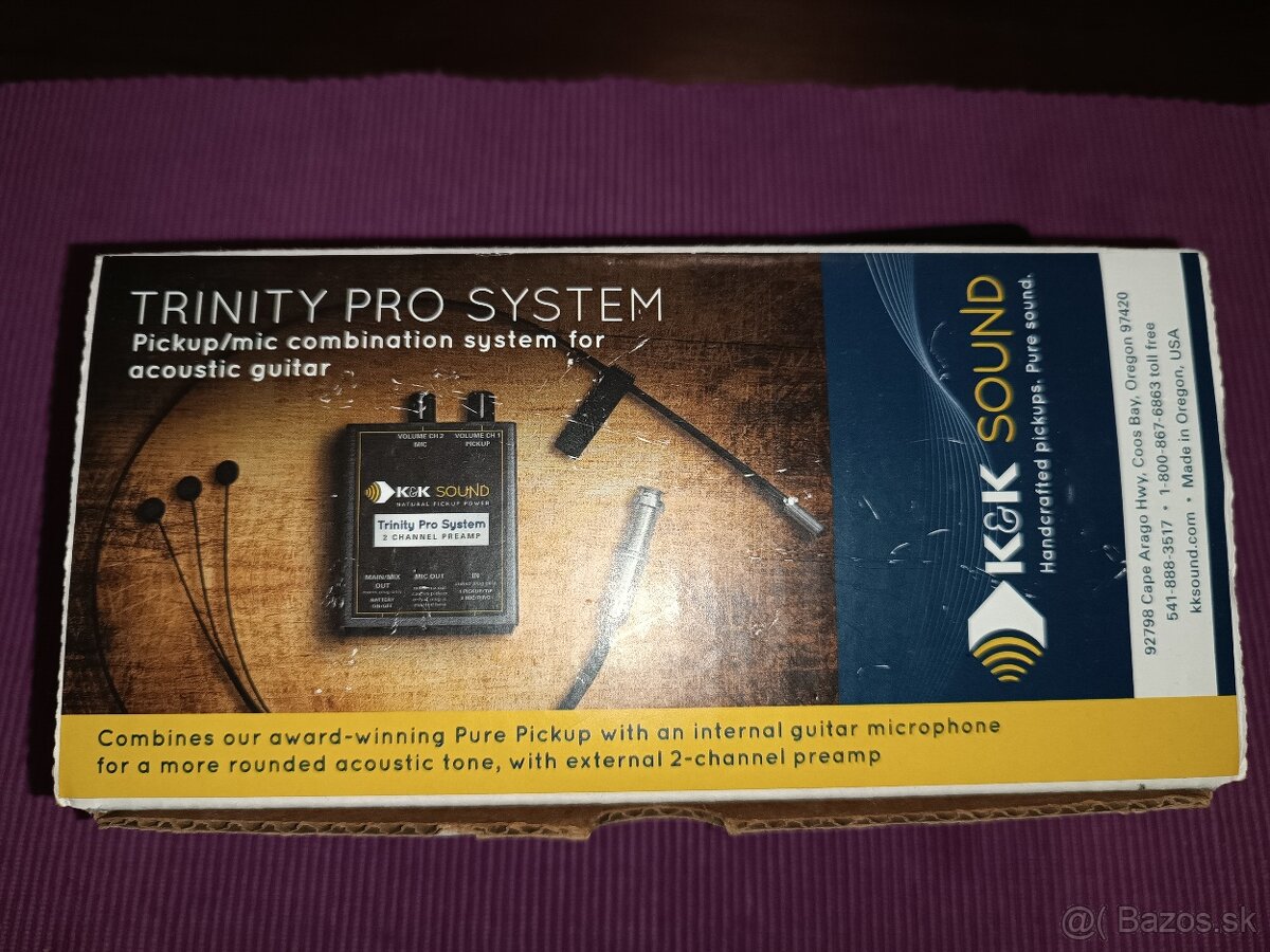 Snímač na akustickú gitaru K&K trinity