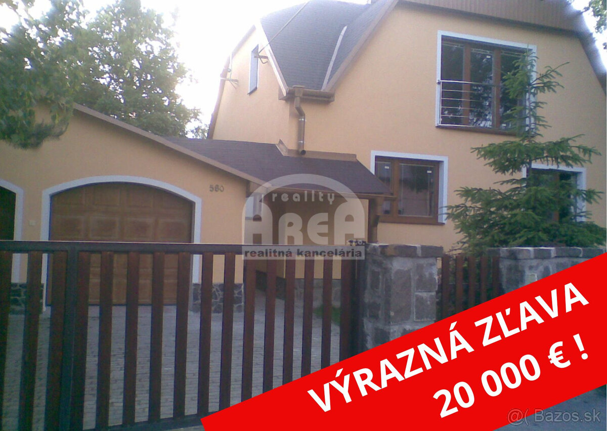 Jedinečný rodinný dom s veľkým pozemkom v obci Vinné