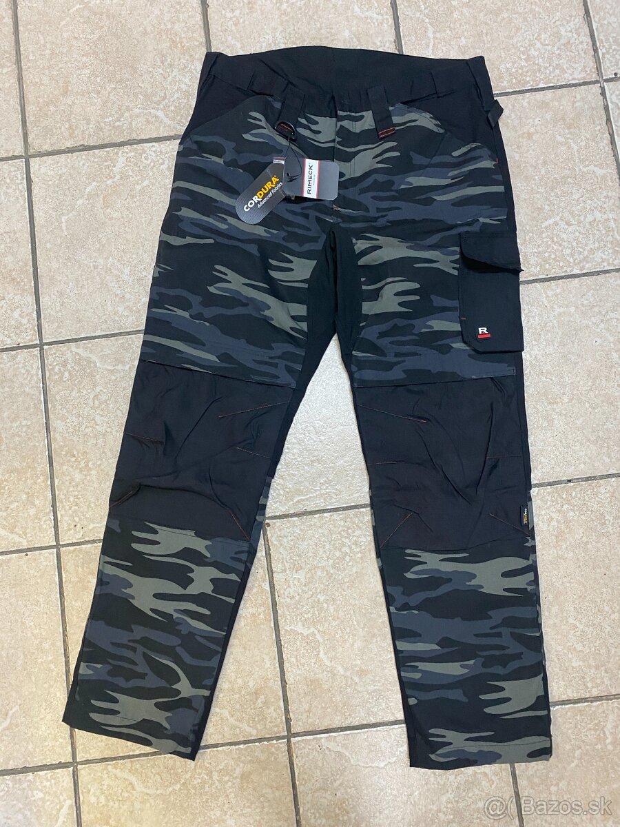 Pracovne nohavice , monterky Rimeck VERTEX CAMO W09 vel. 56