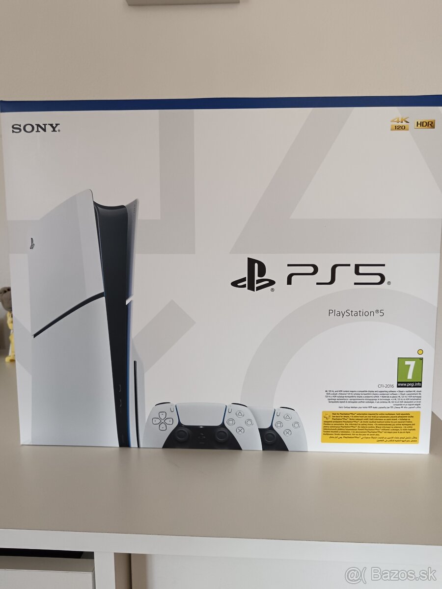 PlayStation 5 (Slim) + 2× DualSense bezdrôtový ovládač
