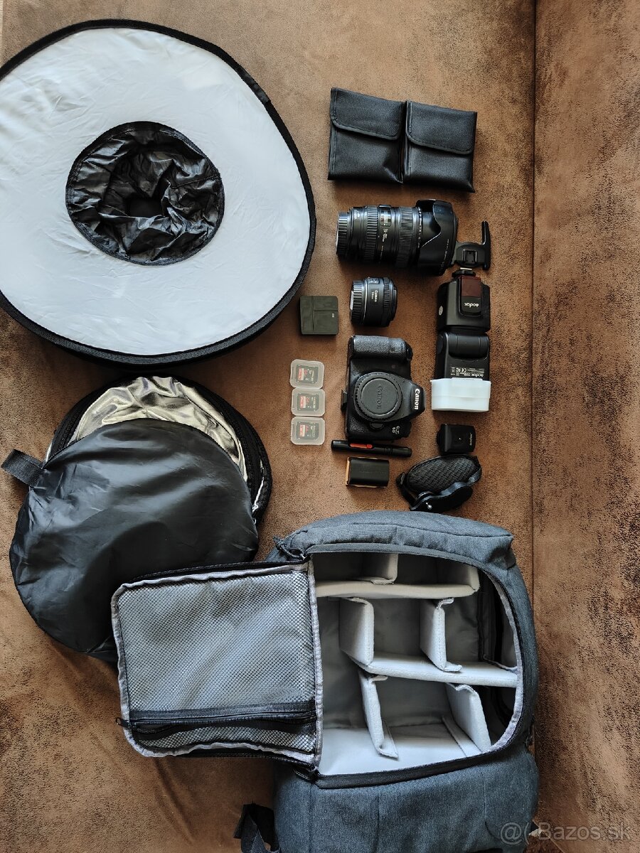 Canon 6d + 24-105L f4 + 50f1.8 + príslušenstvo.