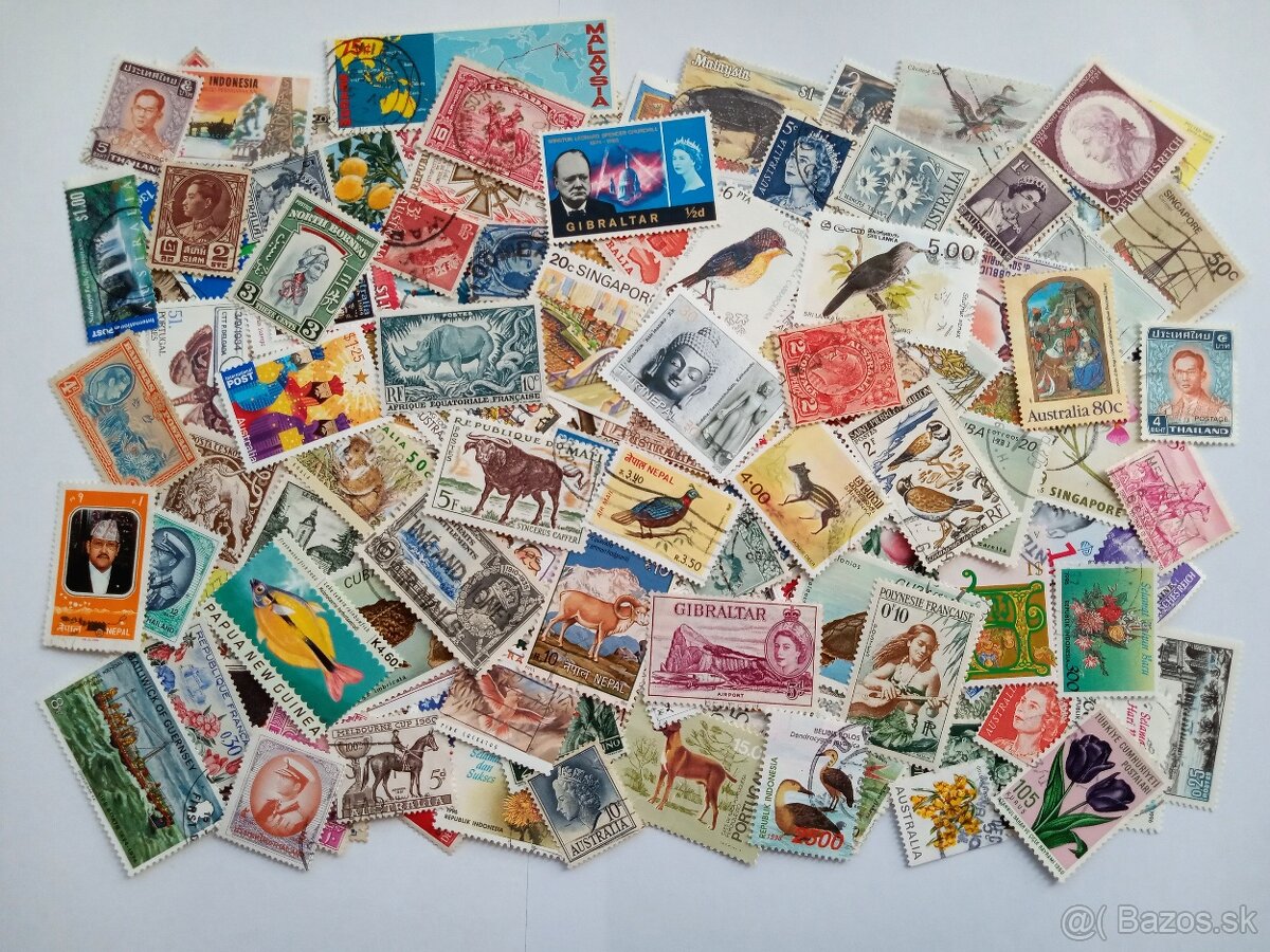Poštové známky č.333 - MIX SVETA III. - vyše 210 ks
