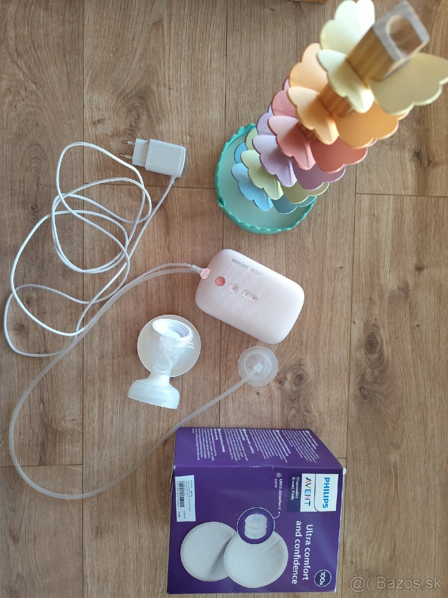 Odsávačka mlieka Avent + prsné vložky