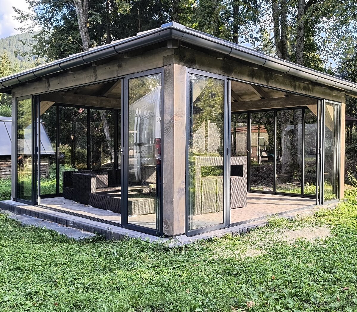 Zasklievanie Zimná záhrada