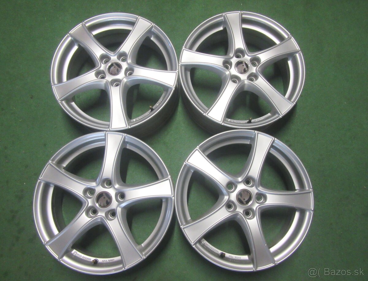 R17 hliníkové disky BORBET rozteč 5x112 6x17 ET48 ŠKODA