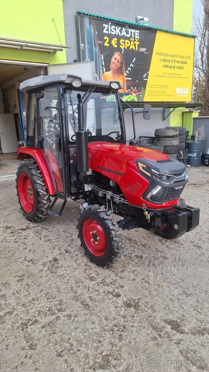 Predam Malotraktor 45Hp +Vyhrievana kabina 4x4