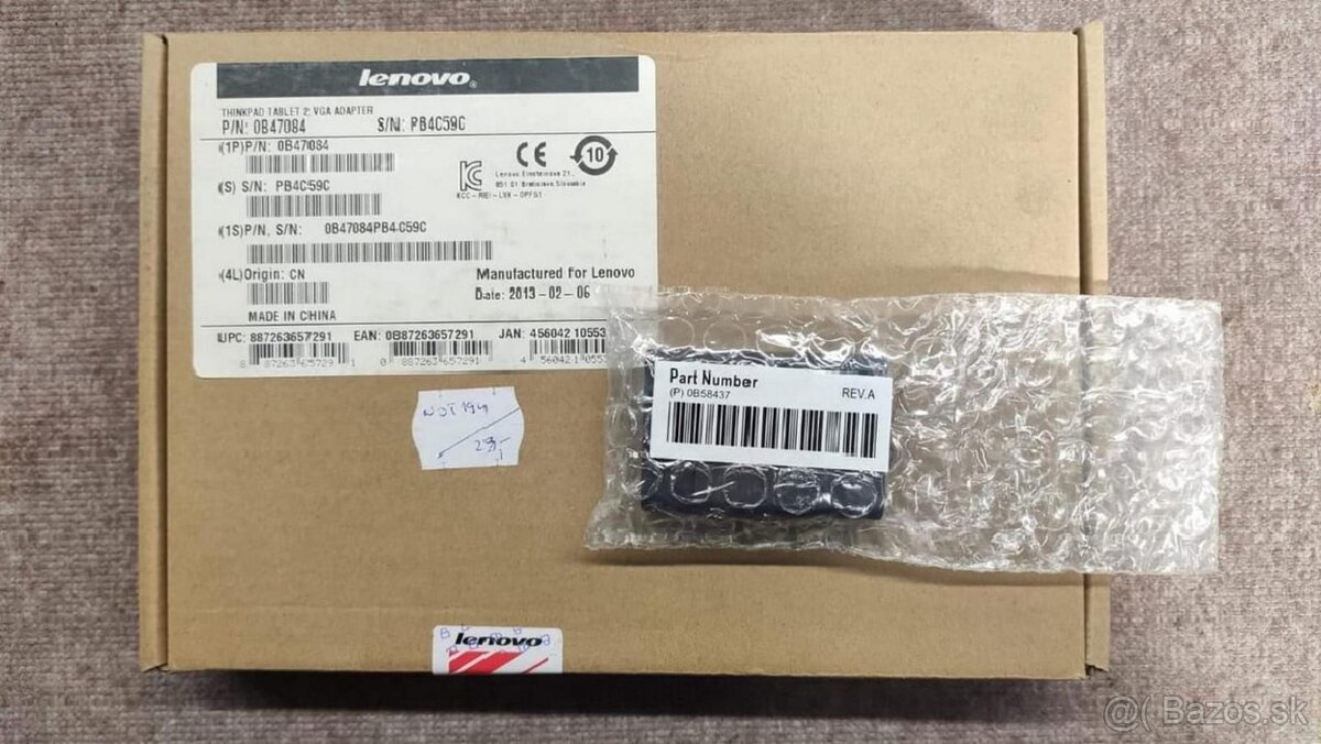 Lenovo ThinkPad Tablet 2 VGA adaptér