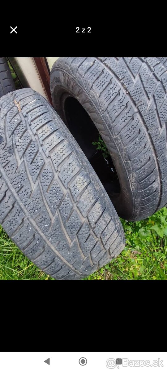 2ks Zimne Pneumatiky 185/60r15