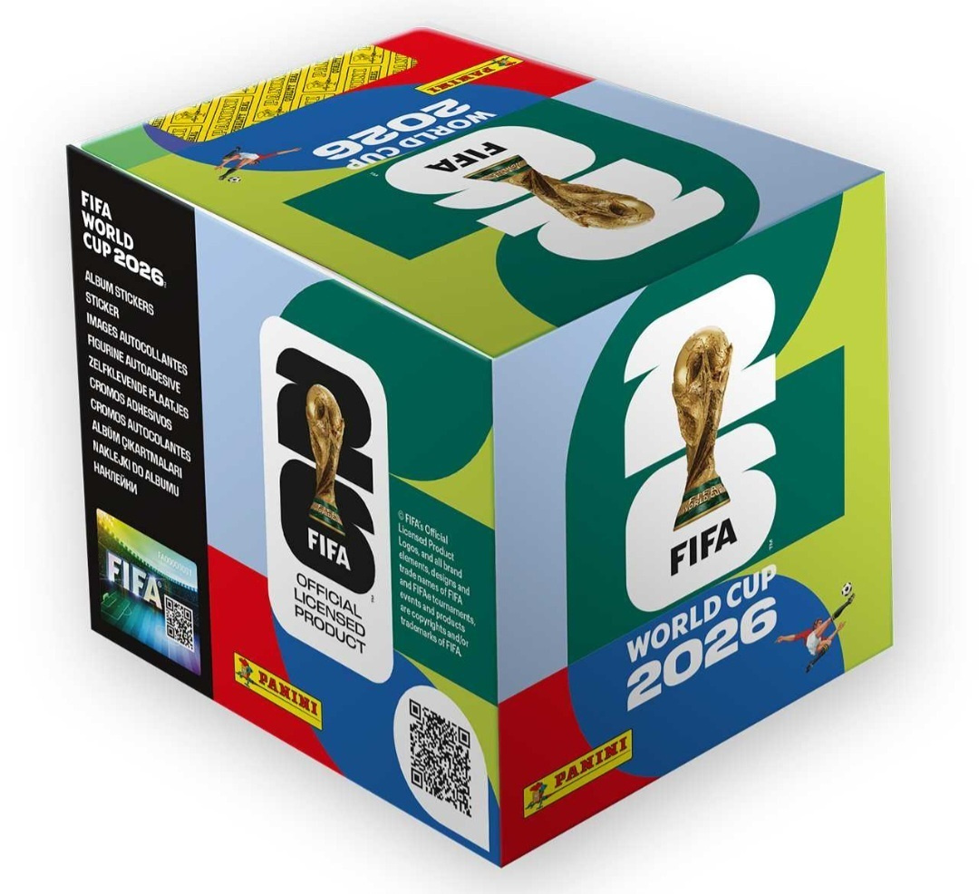 FIFA WORLD CUP 2026 - samolepky - BOX (50 ks)