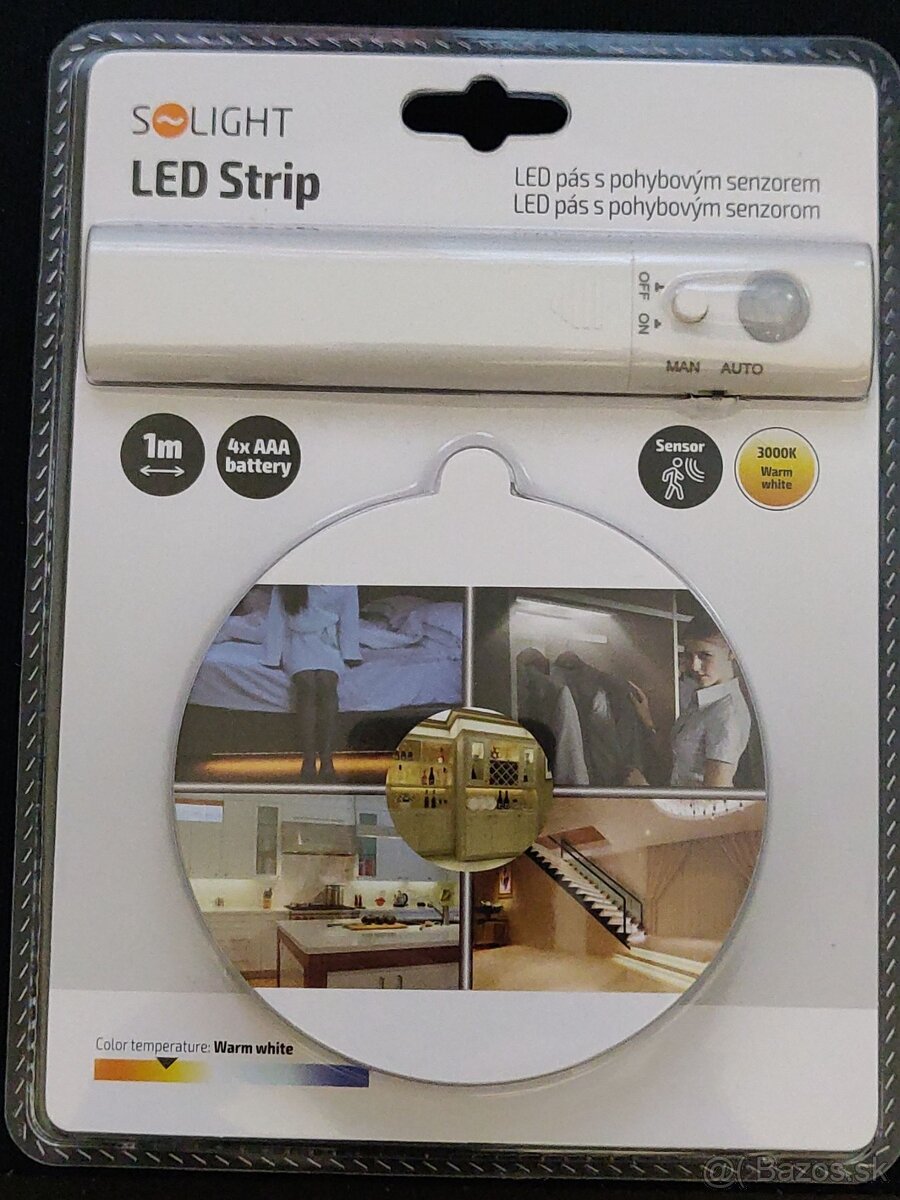 LED Pasik s pohybovym senzorom 1m
