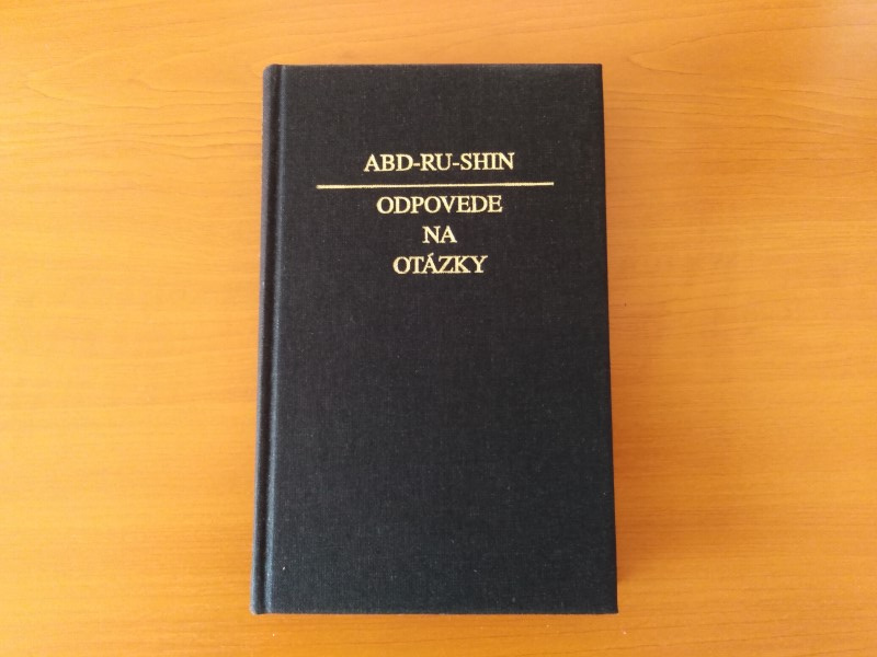 Na predaj kniha ABD-RU-SHIN - Odpovede na otázky
