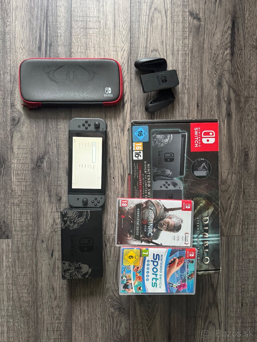 Nintendo switch - limitovana edícia diablo 3