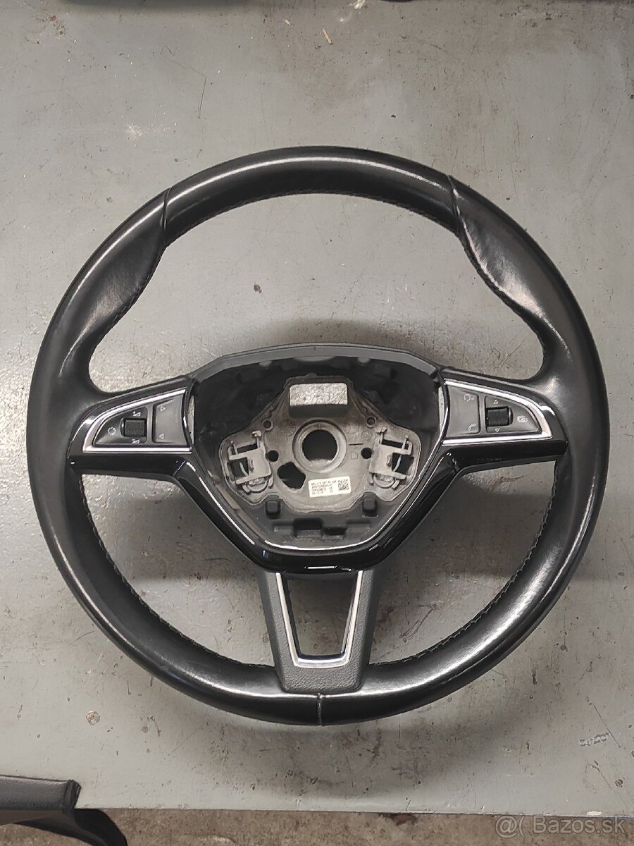 Volant kožený multifunkčný Škoda