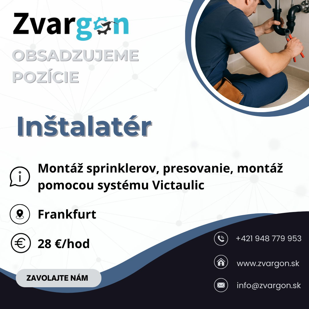 8x Inštalatér