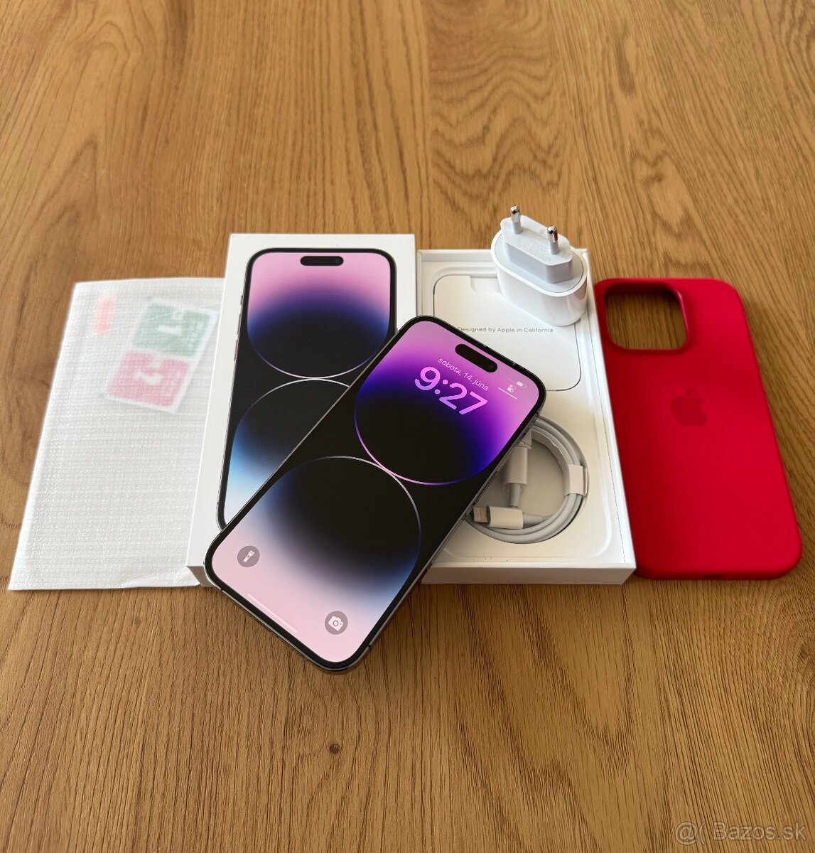 iPhone 14 Pro 128 gb Deep Purple v záruke + príslušenstvo