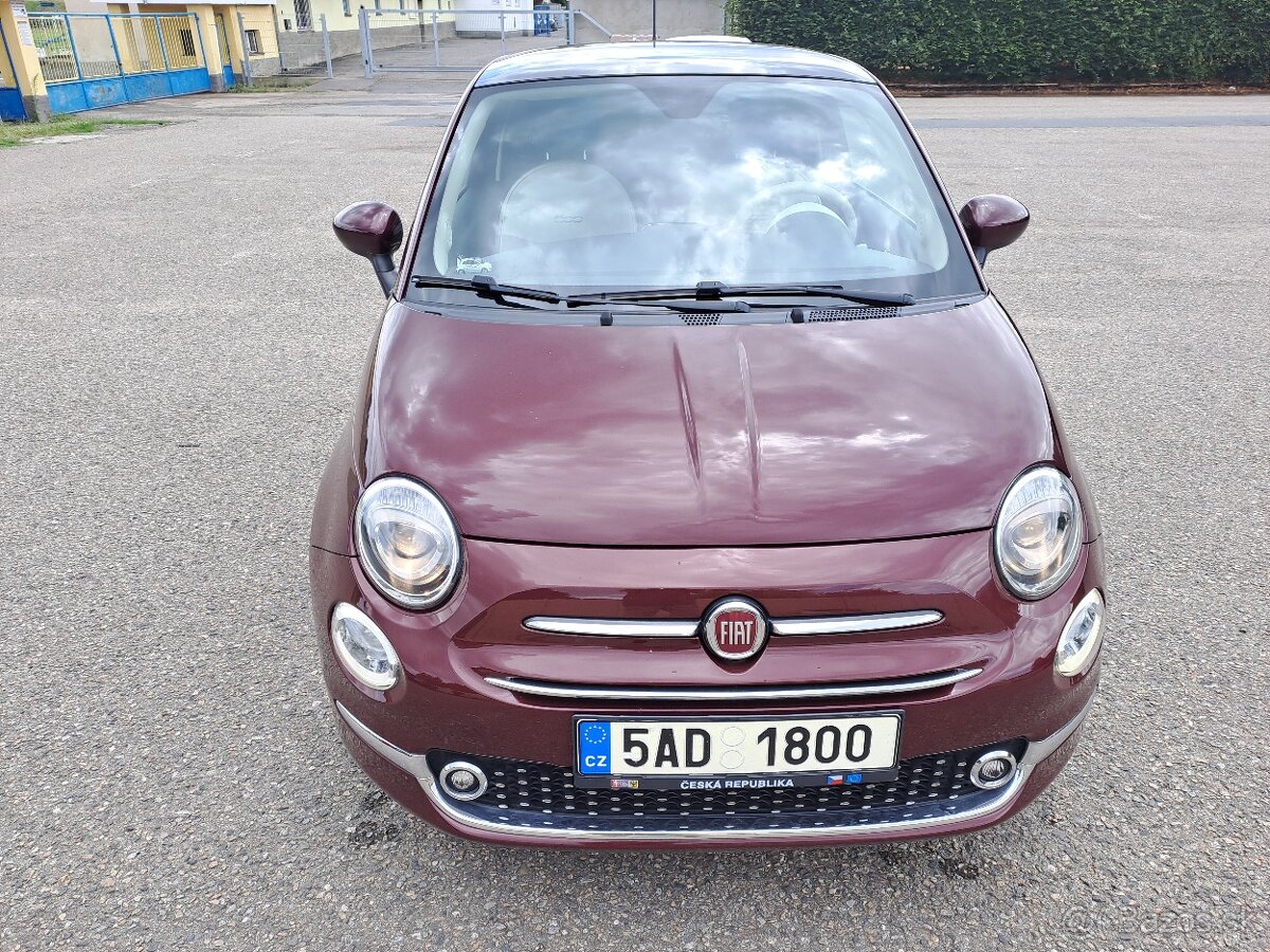Fiat 500 1.2i 51 kw, r.v. 12/2015, najeto 68000 km PANORAMA