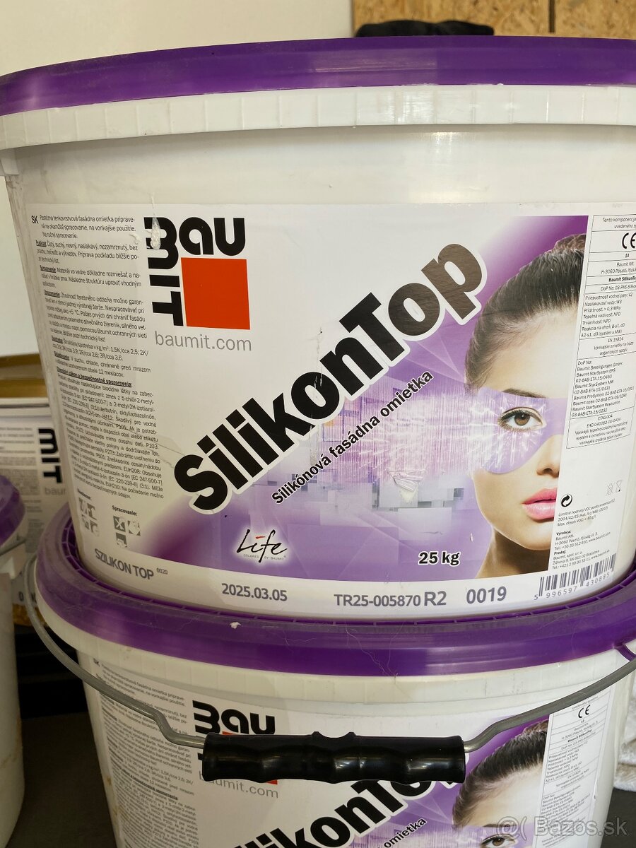 Predám fasádnou omietku Baumit