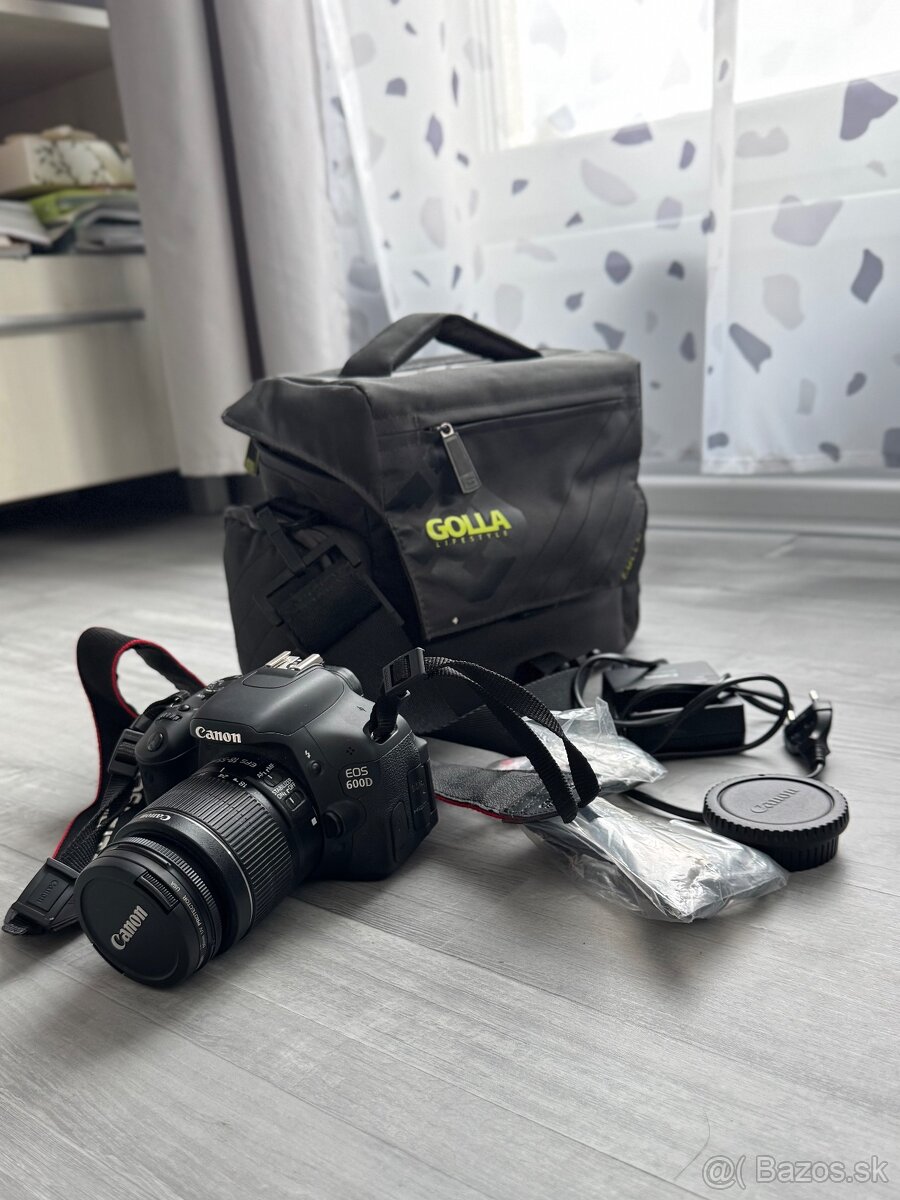 Canon EOS 600D + objektív 18-55mm IS II