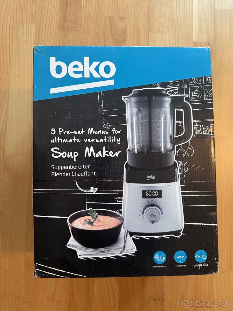 Beko soup maker - mixer s varicom - polievkovar