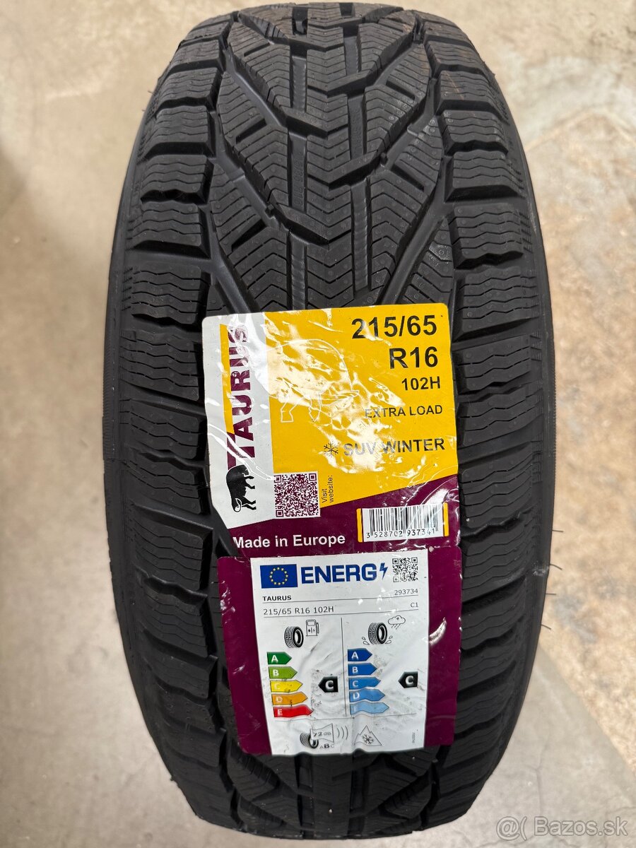 Zimné pneumatiky Taurus 215/65 R 16 102H XL