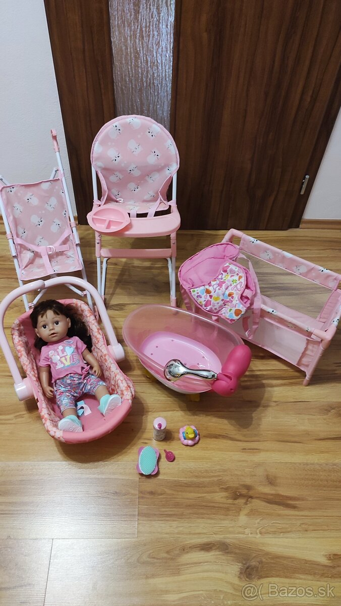 Bábika baby born + príslušenstvo
