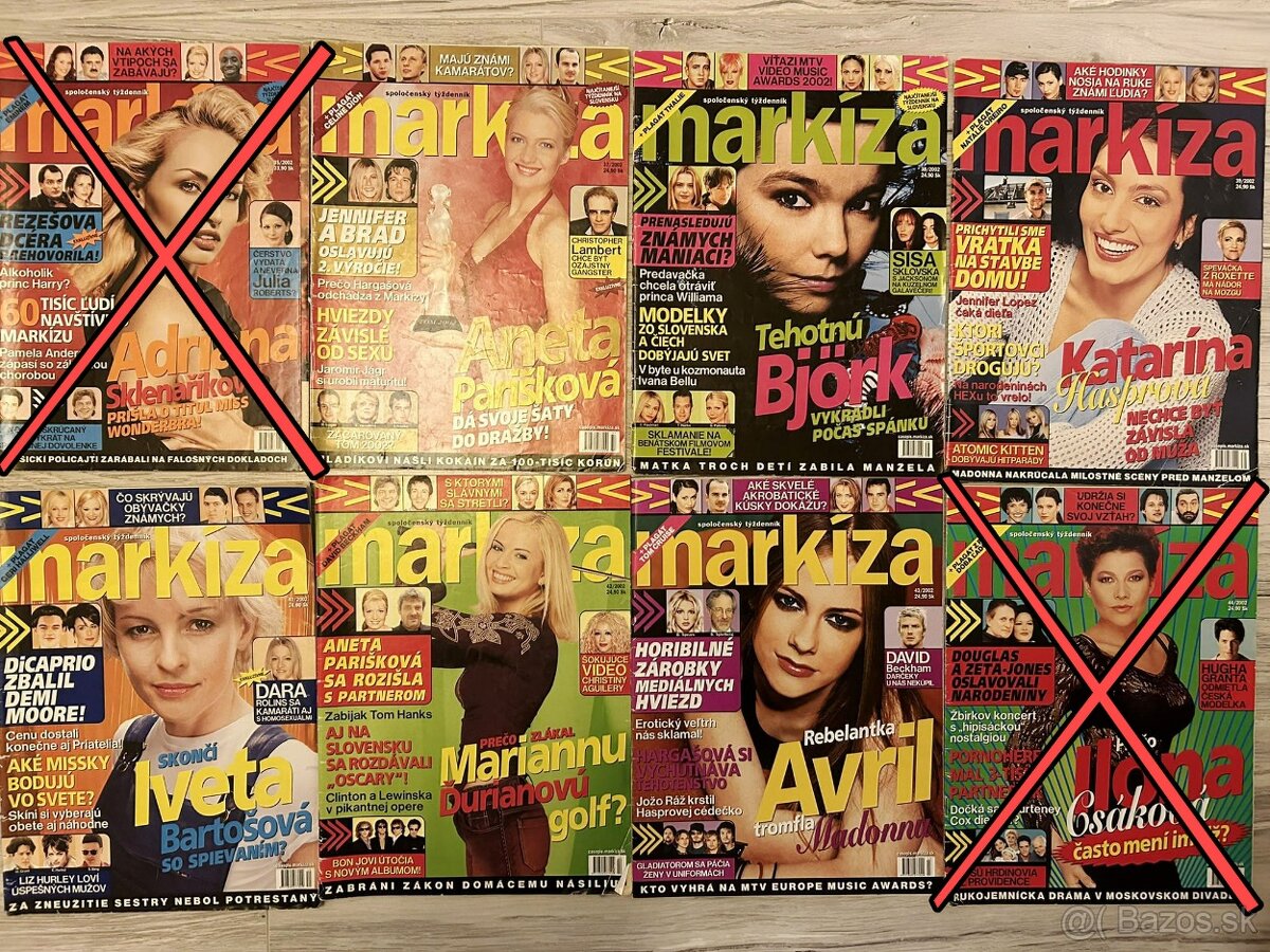 Časopisy Markíza ročník 2002
