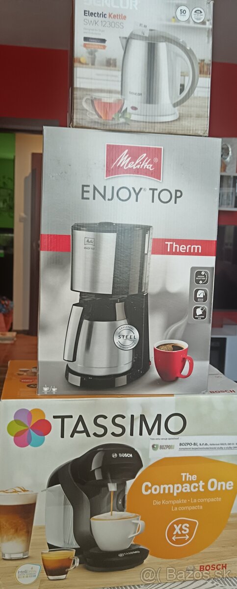 Kávovar Tassimo Melitta a kanvicu