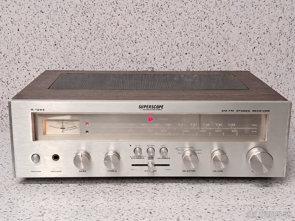 SUPERSCOPE R-1262 / MARANTZ / STEREO RECEIVER