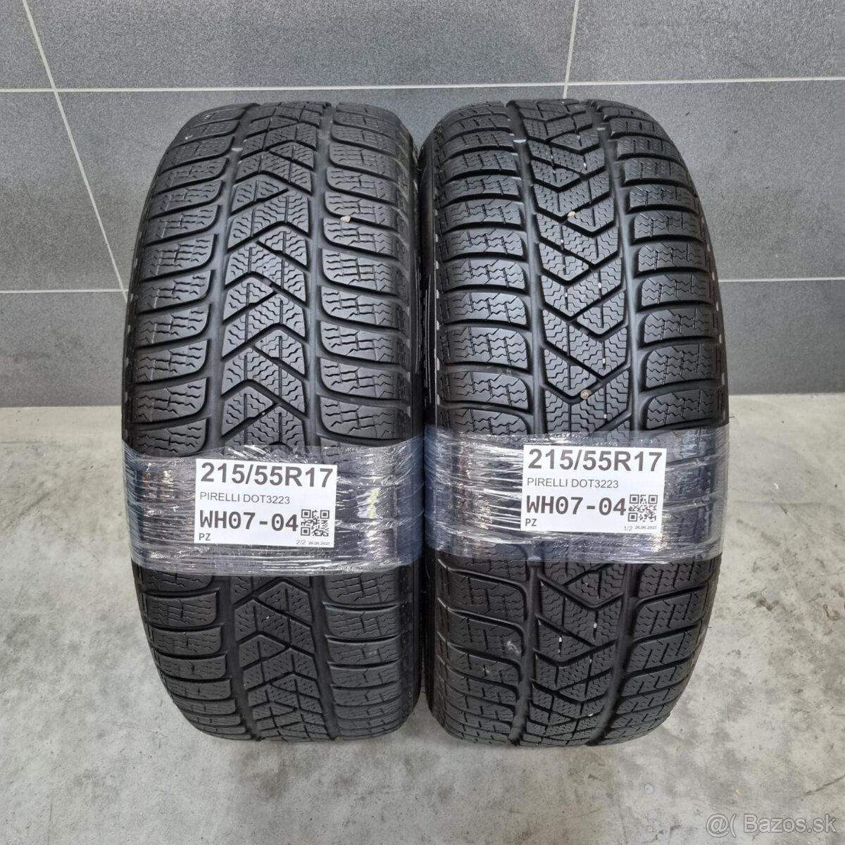 Zimné pneumatiky 215/55 R17 PIRELLI DOT3223