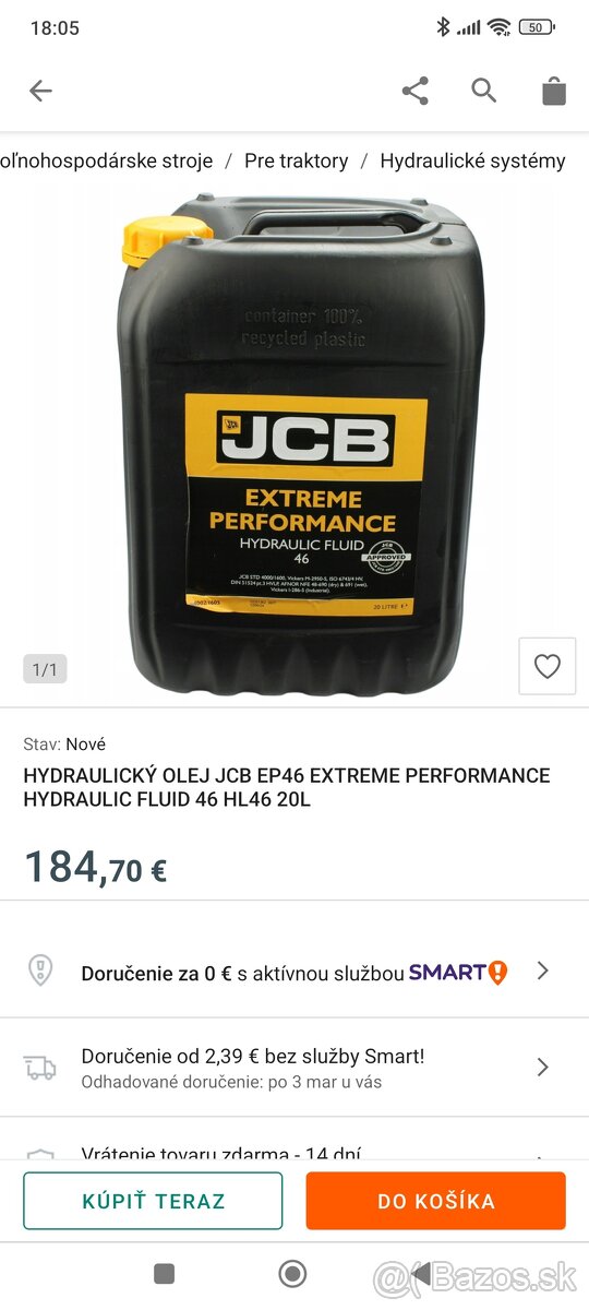 Olej hydraulický