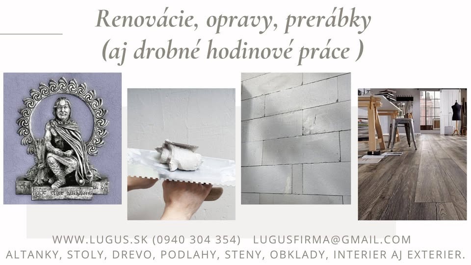 Prerábky Opravy Renovácie Interierov aj Exterierov