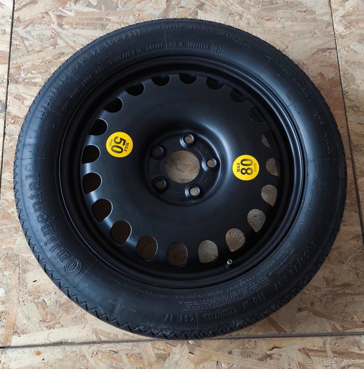 Rezervné koleso na Mercedes C W205