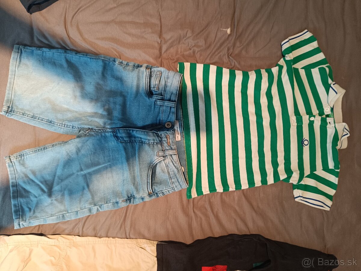 detské tričko + detske kratay + detske noha velkost  130-134