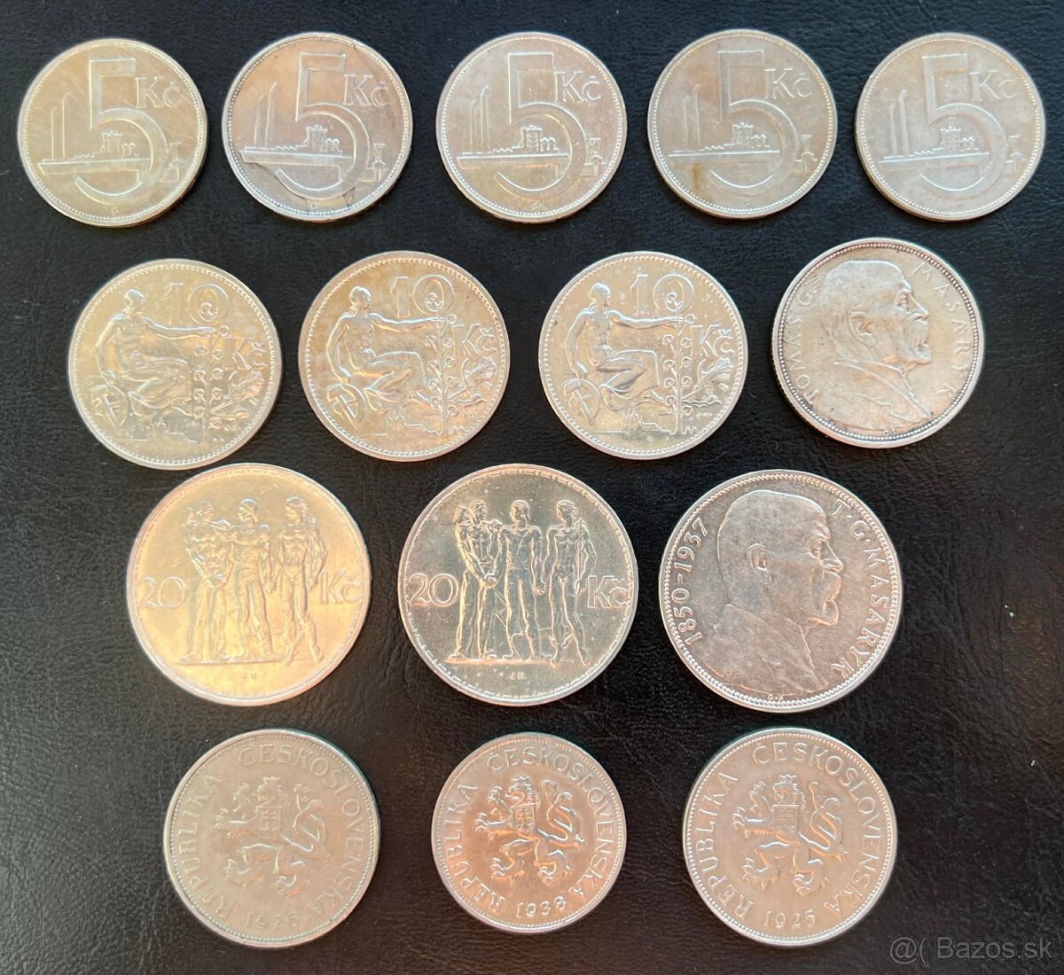 Mince Československa od 1. Republiky až po Euro