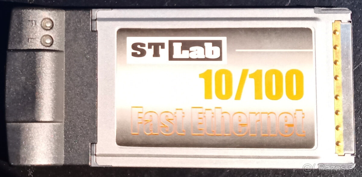 PCMCIA (PC card) sieťová karta 10/100Mbps
