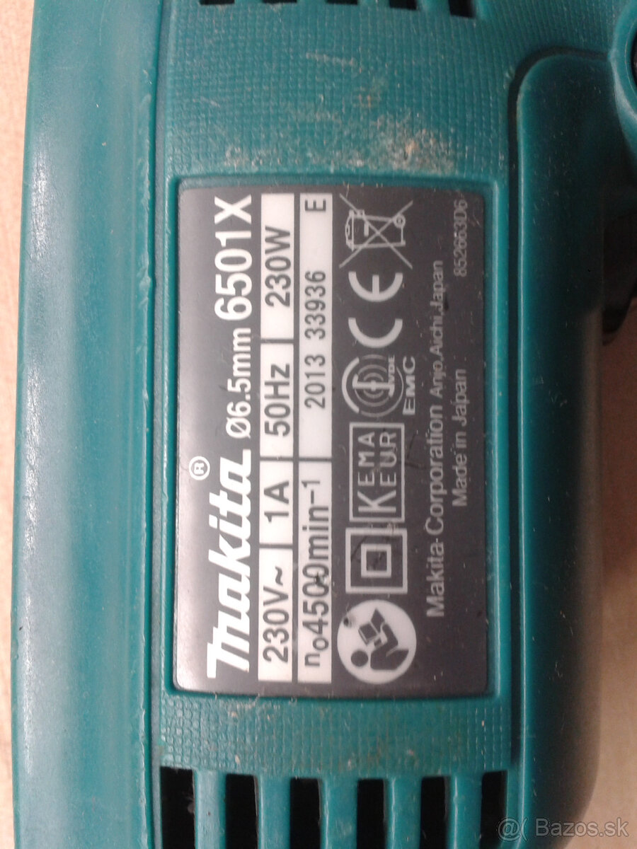 Malá vŕtačka Makita