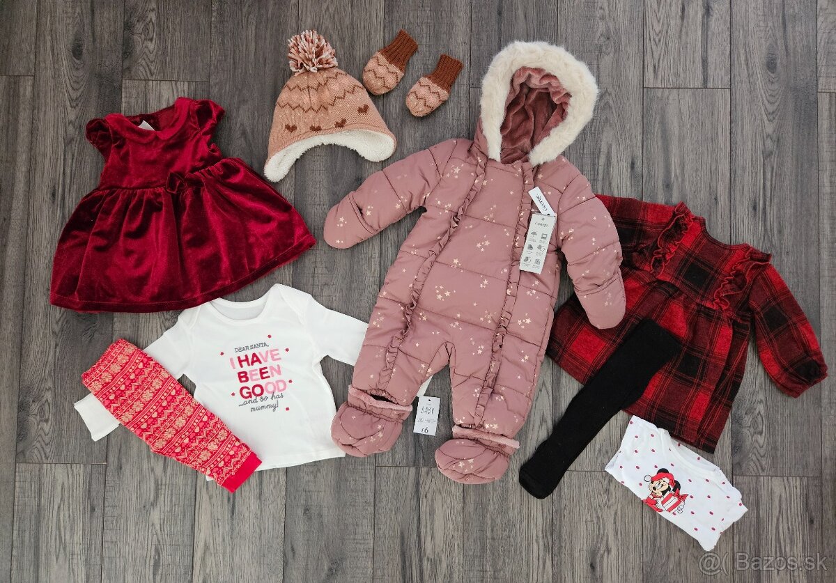 Zimný / vianočný balík oblečenia 68