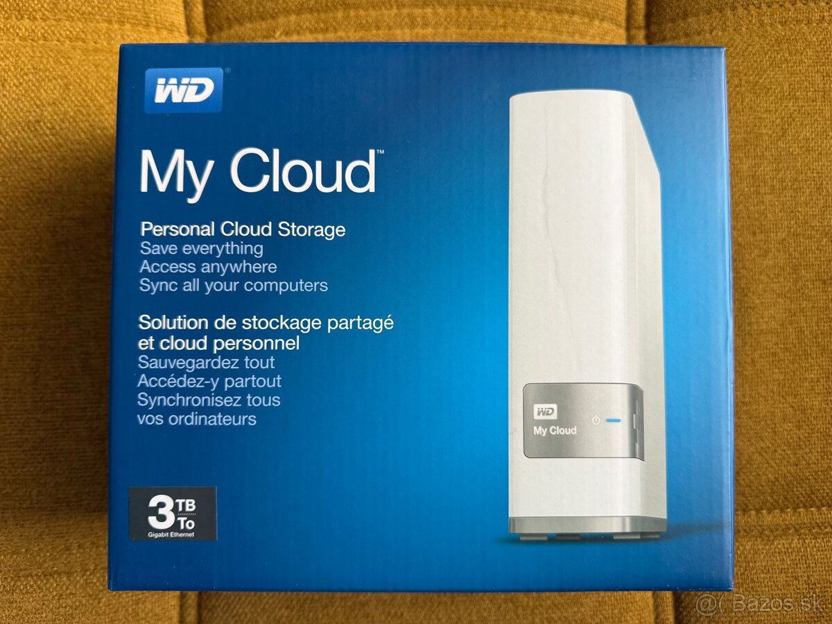 WD My Cloud 3TB – NAS (osobný cloud)
