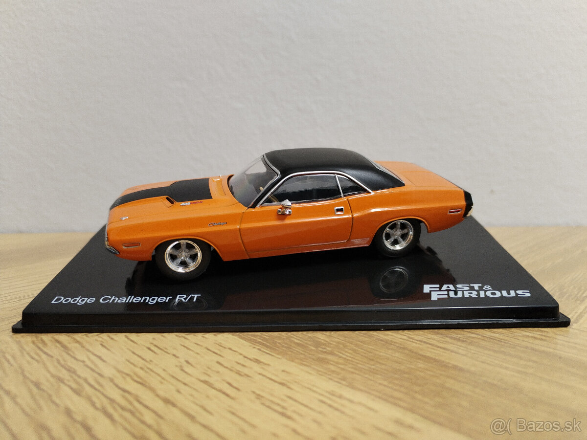 Predám model Dodge Challenger R/T 1:43 Fast & Furious