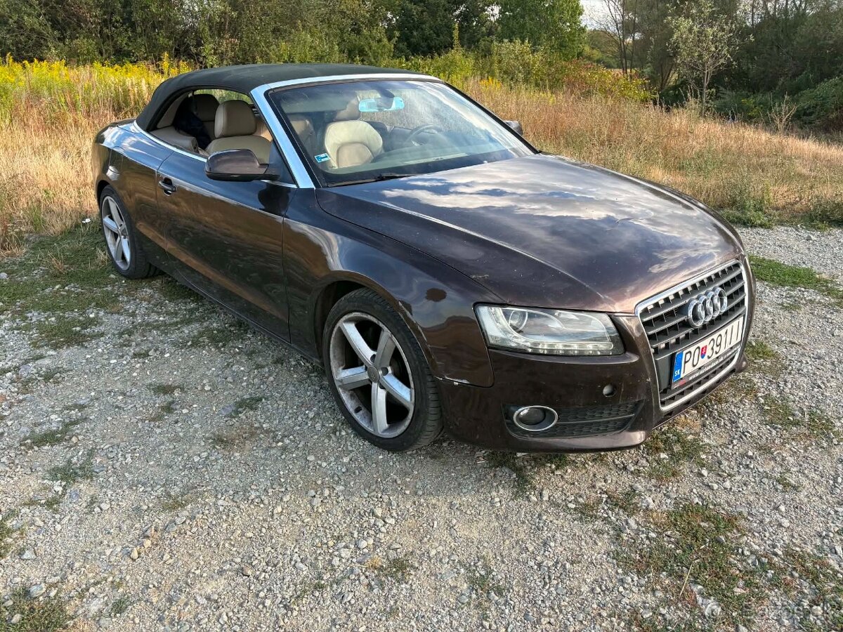 Predám Audi A5 Cabriolet po nehode