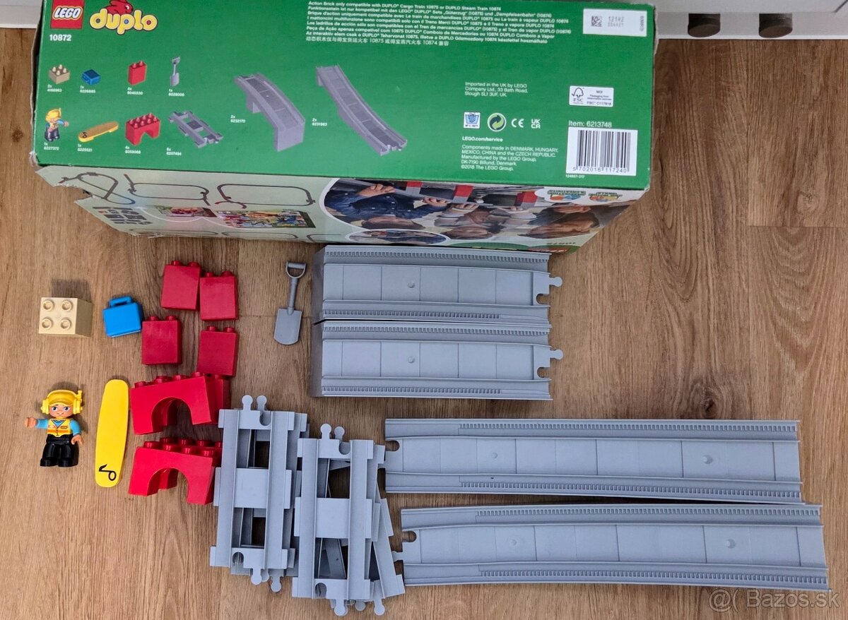 LEGO DUPLO ŽELEZNIČNÝ MOST A KOĽAJNICE 10872