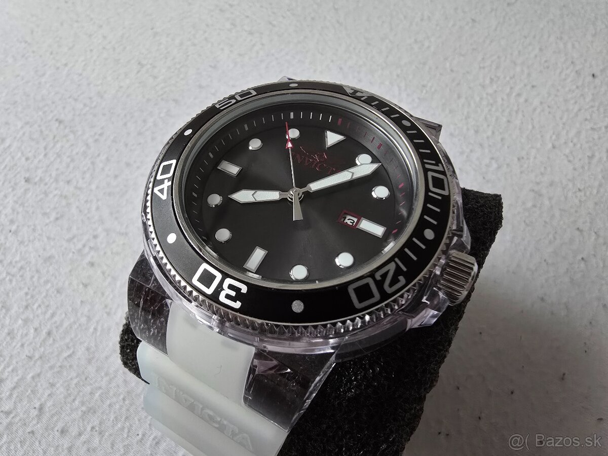 Invicta Pro Diver White Silver