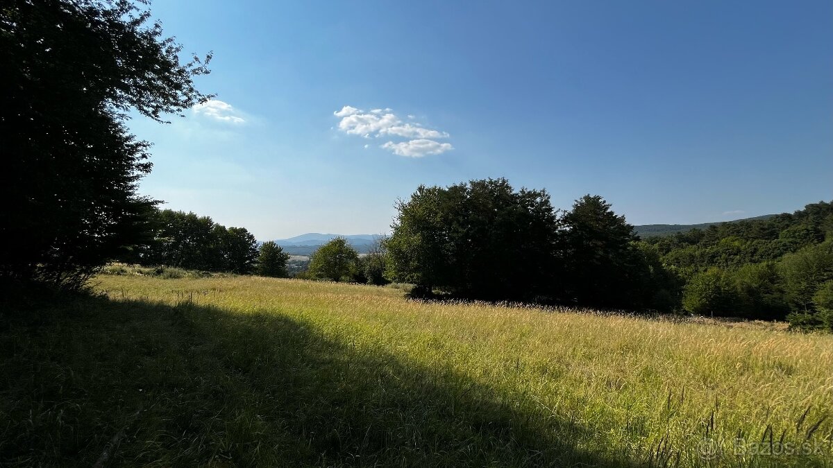 Pozemok 1223 m2 s krásnym výhľadom - Obyce